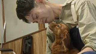 わんこの準備ができるまで待つ。