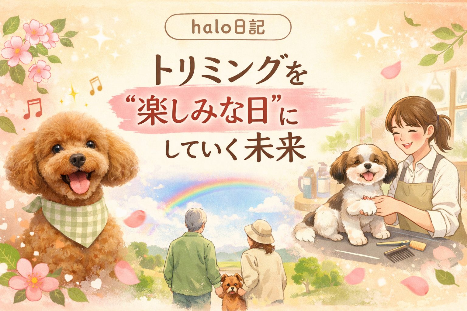 トリミングを“楽しみな日”にしていく未来